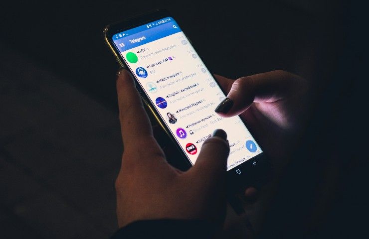 Telegram su smartphone
